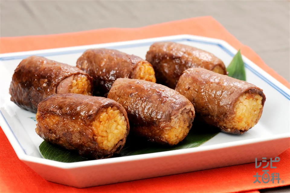 肉巻き「ほんだし」おにぎり