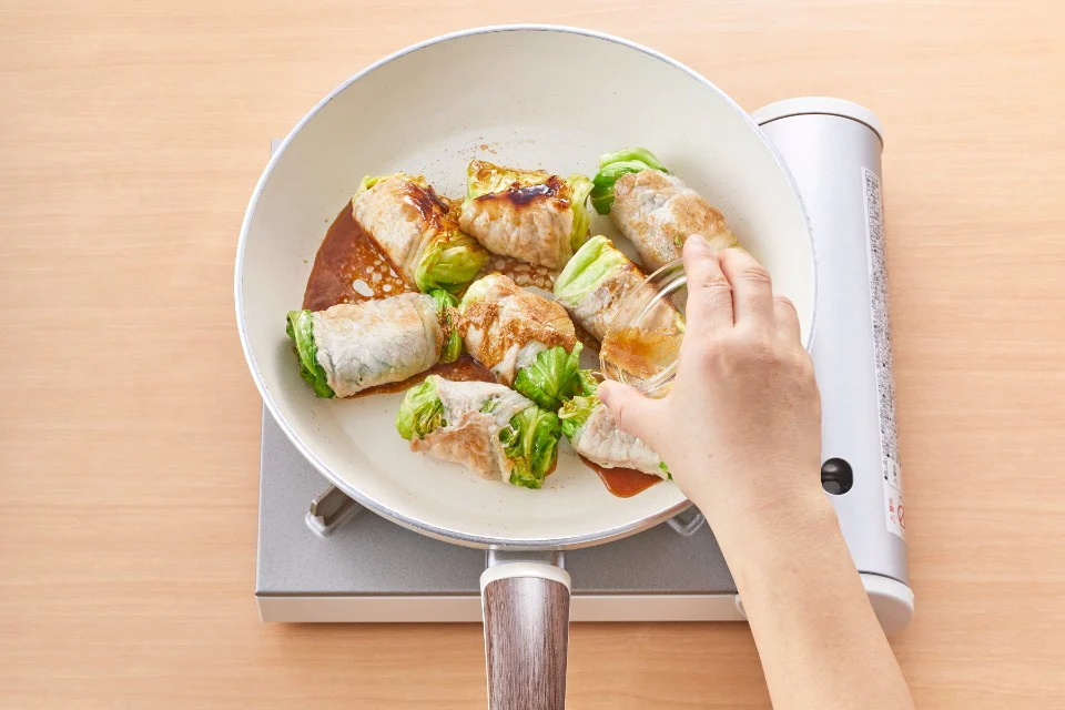 キャベツと玉ねぎの肉巻きのつくり方_3_2