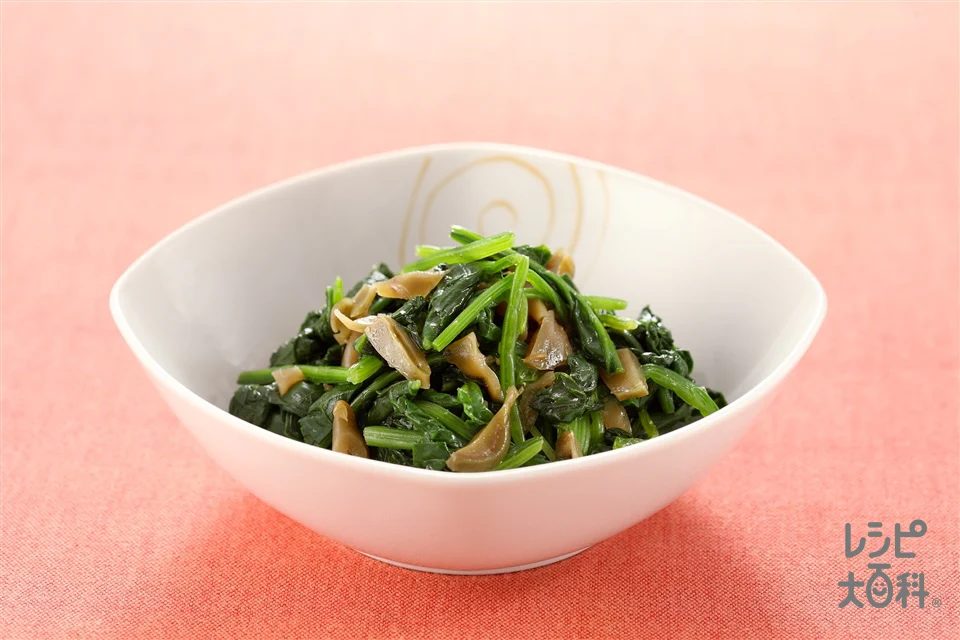 ほうれん草のごま油あえ
