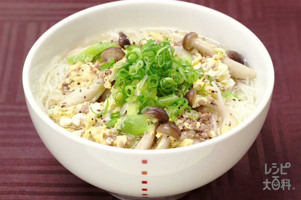 丸鶏温そうめん
