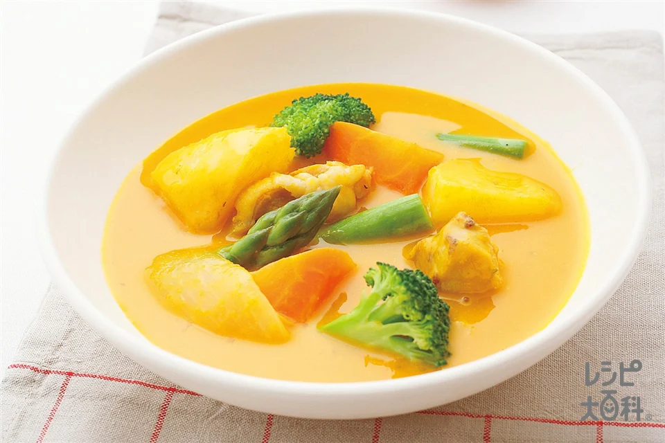 たっぷり野菜のかぼちゃシチュー