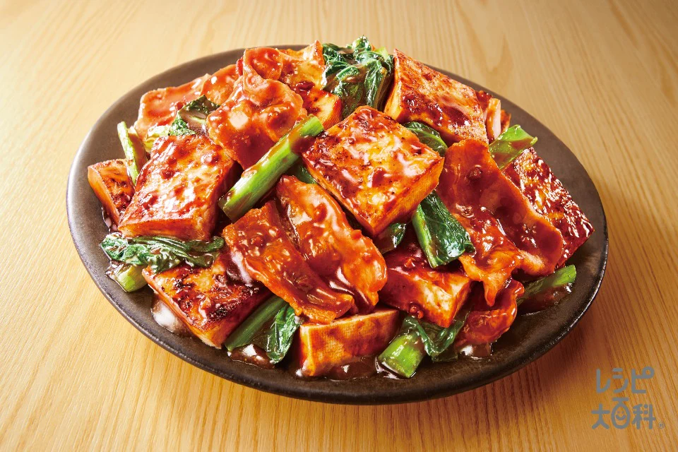 豚バラ豆腐 濃厚みそ炒め