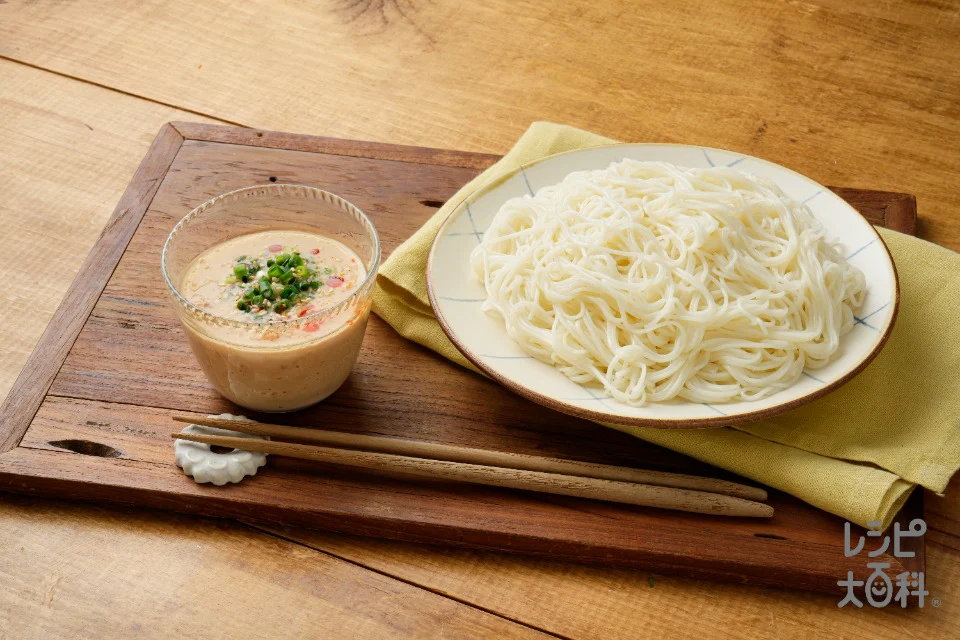 豆乳担々つけそうめん