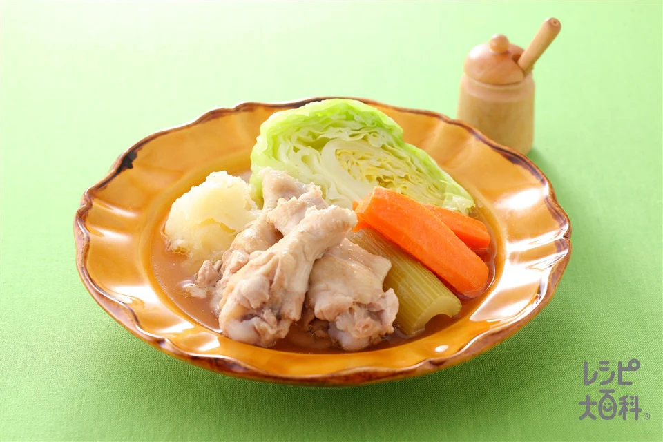 鶏手羽のポトフ