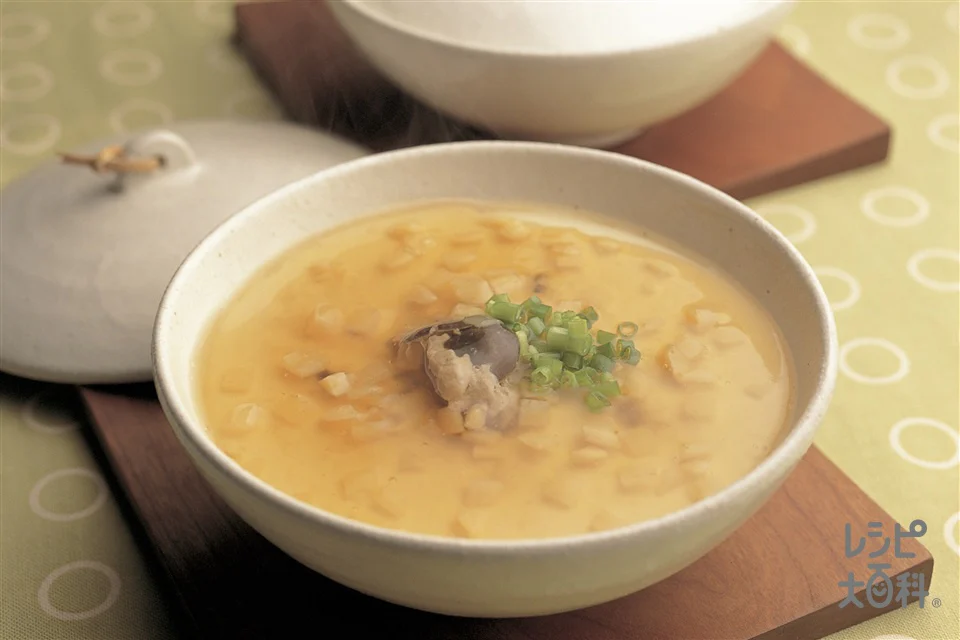 ひき肉入り茶碗蒸し しょうがあん