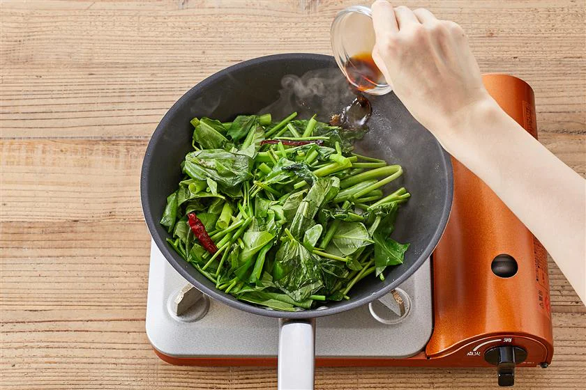 空心菜の中華炒めのつくり方_3_1