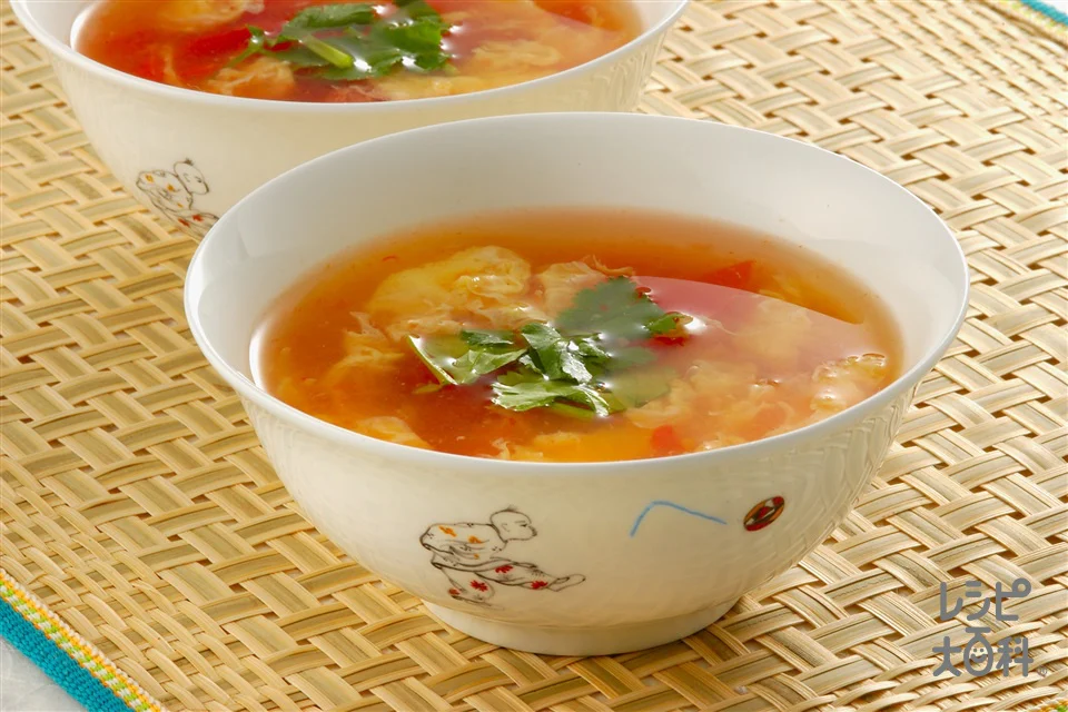 卵とトマトのスワンラータン