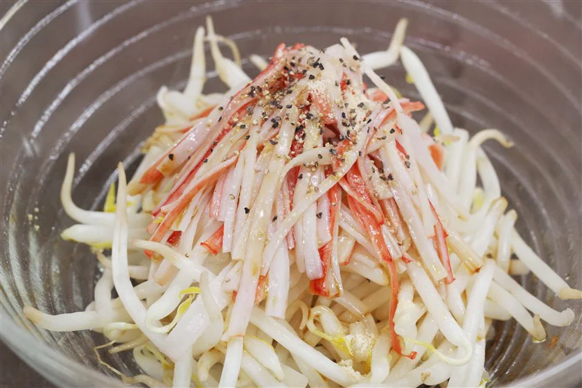 もやしとかにかまの中華風サラダのつくり方_3_1