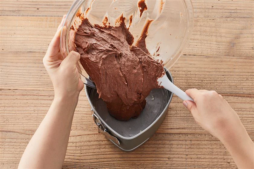 ハートチョコレートケーキのつくり方_6_1