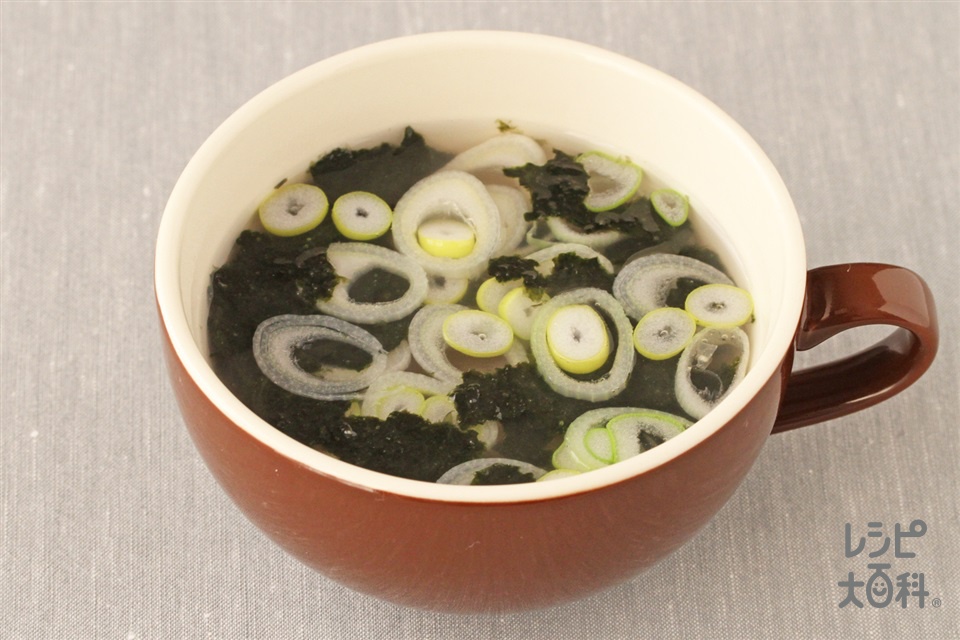 ねぎとのりの中華風スープの作り方 | レシピ |【味の素パーク】