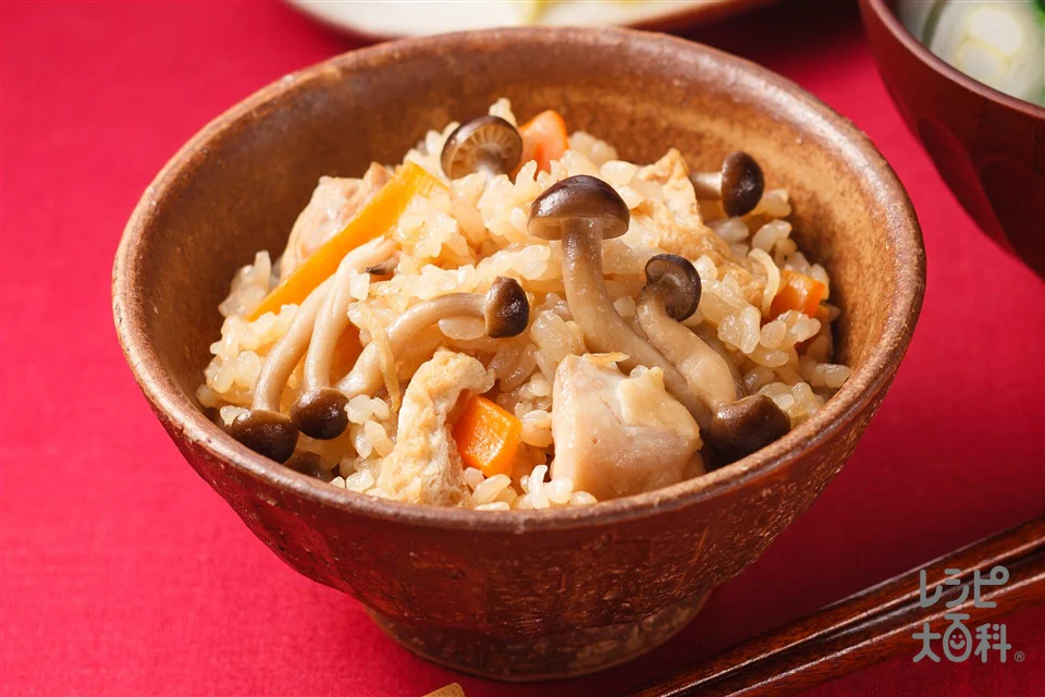 「ほんだし®」で作るだし炊きご飯(炊き込みご飯)
