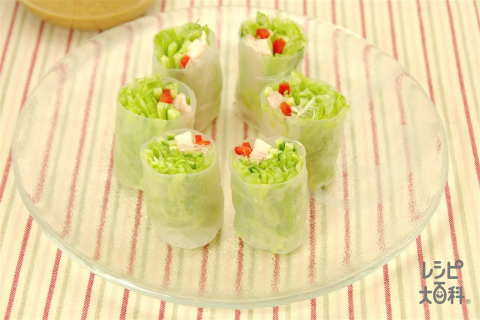 チキンの生春巻