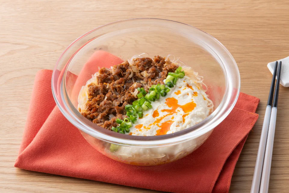 耐熱ボウルで!クリーミー麻婆春雨