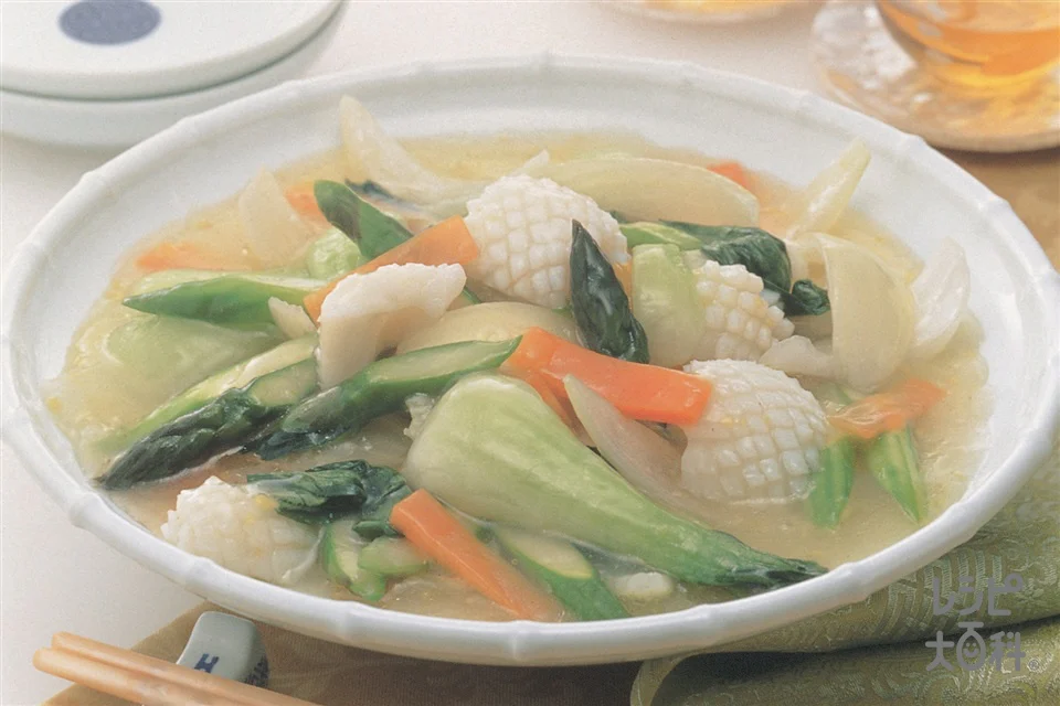 いかの五目野菜炒め