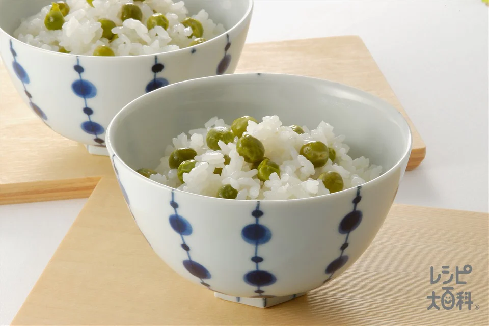 グリンピースご飯