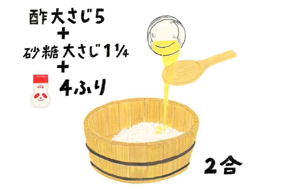 酢飯作りに