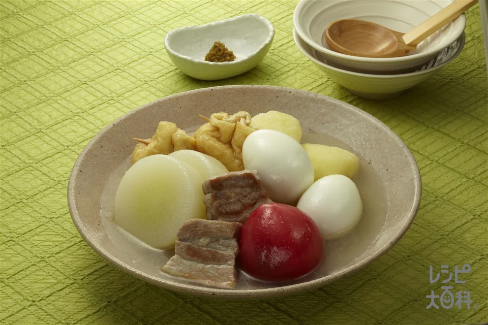 「鍋キューブ 」で作るさっぱりおでんに合うおかず☆