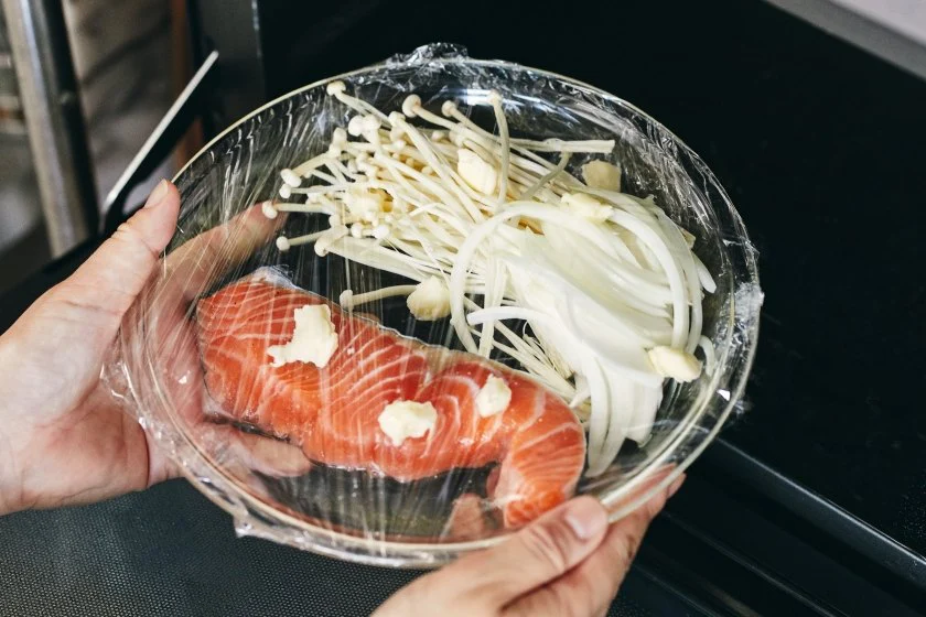 鮭のレンジ蒸しのつくり方_3_1