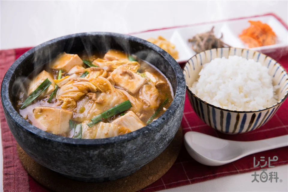 とろ～り麻婆白菜スープ