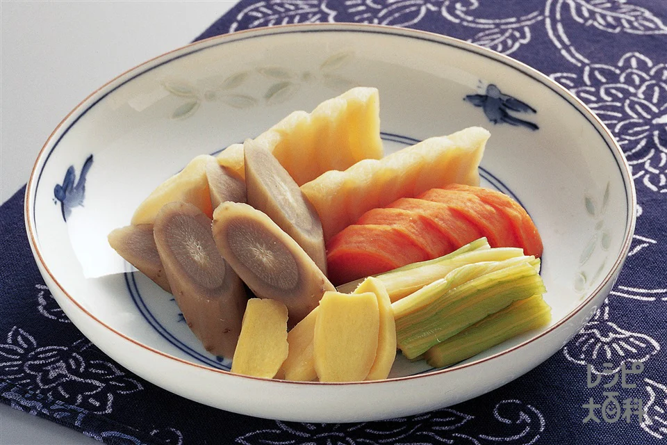 野菜のみそ漬け