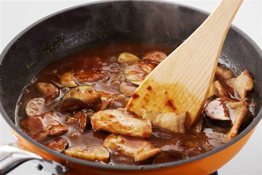 豚肉となすの炒めカレーのつくり方_3_3
