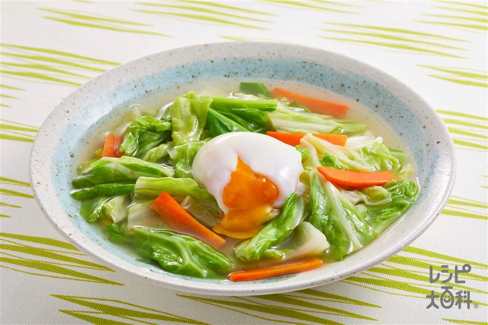 キャベツのだし煮 巣ごもり風