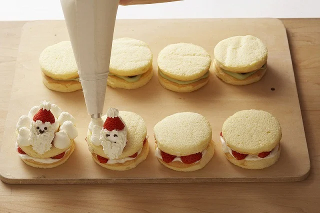 いちごサンタともみの木のショートケーキのつくり方_13_1