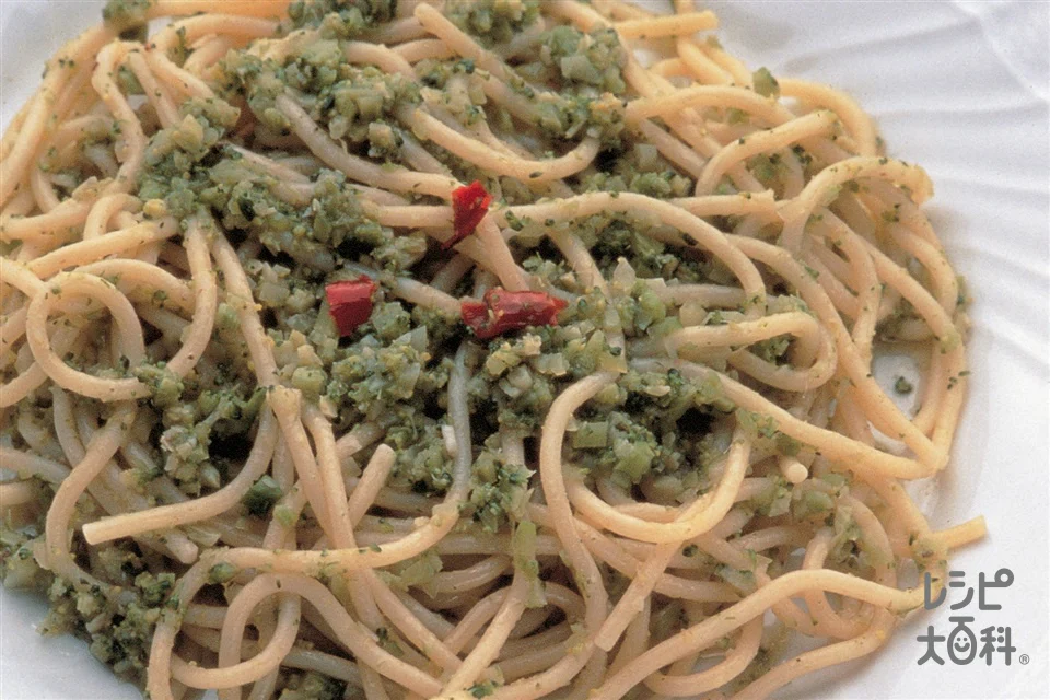 アンチョビとブロッコリーのパスタ