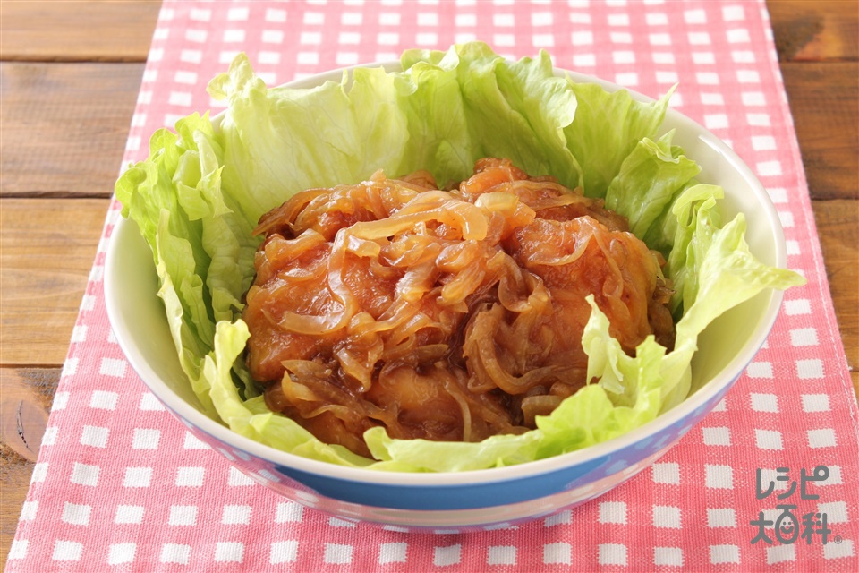 鶏肉とたまねぎのだしうま煮（２人分）