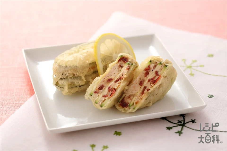 ズッキーニのミルフィーユ揚げ