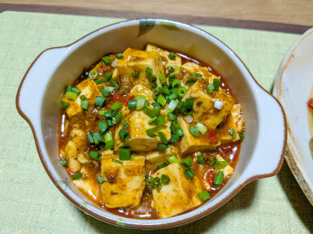 青ネギたっぷり、絶品麻婆丼