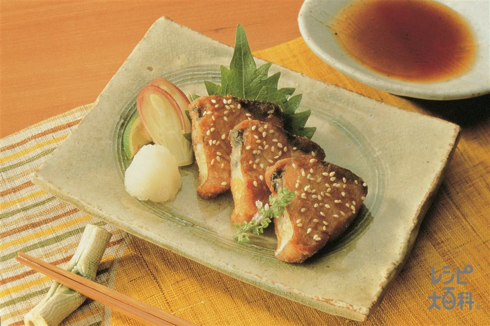 かつおのごま揚げ