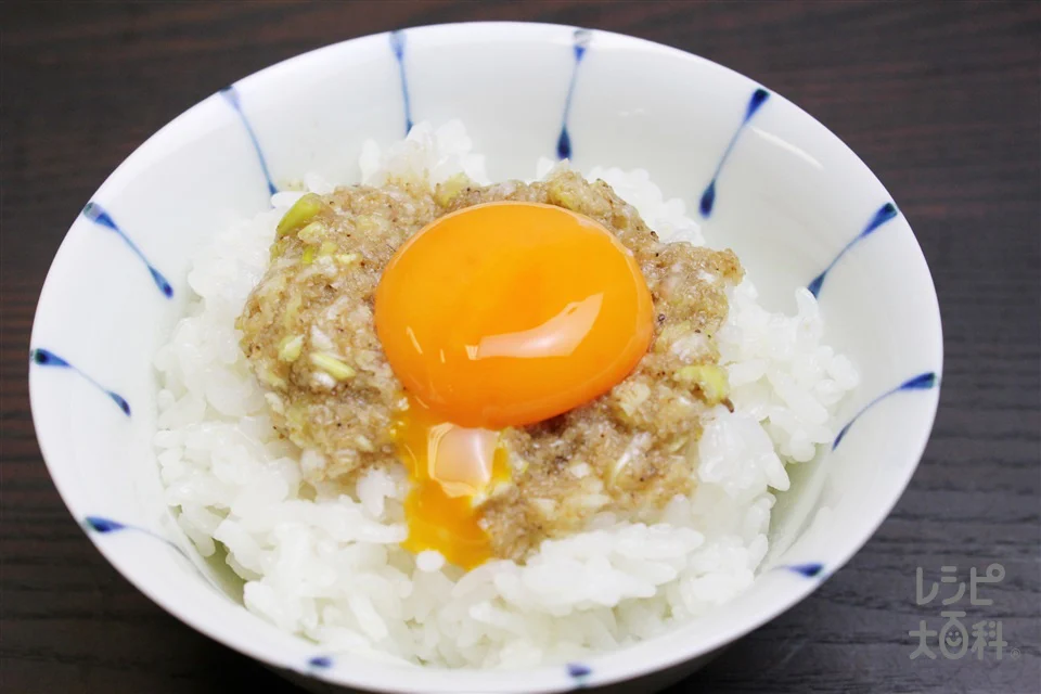 月見ねぎ塩丼