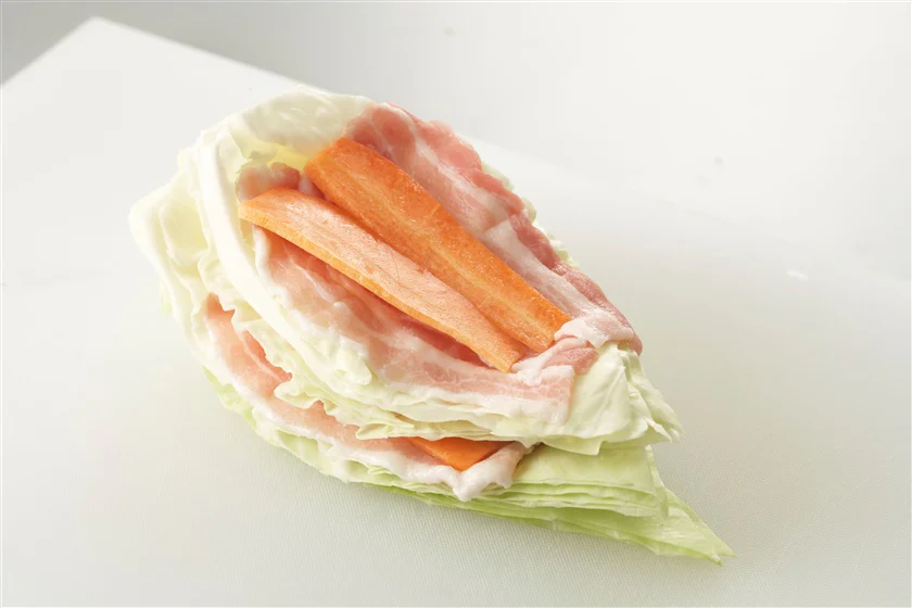 豚バラとキャベツの重ね蒸し鍋のつくり方_2_1