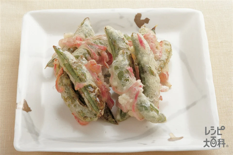 スナップえんどうのかき揚げ