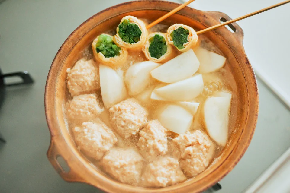 かぶと鶏だんごのおでん風のつくり方_4_1