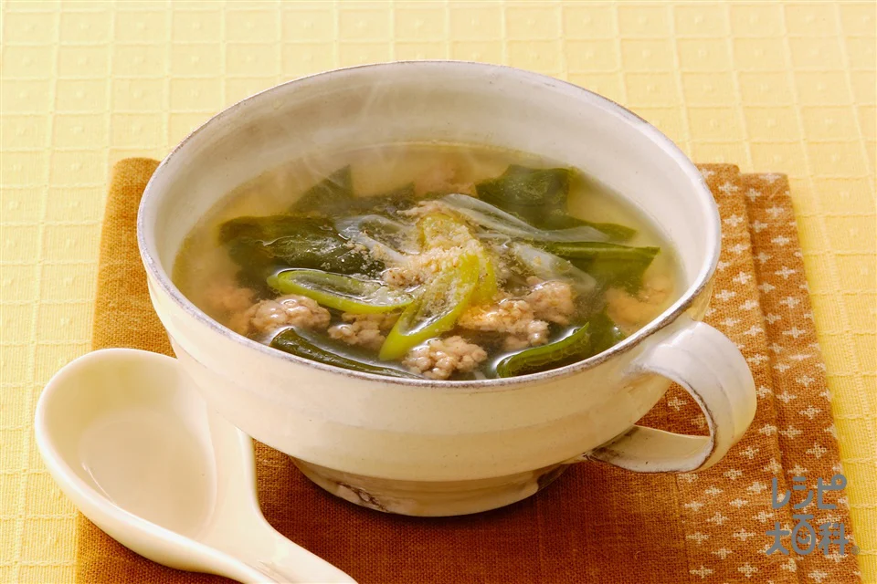 わかめとねぎのスープ