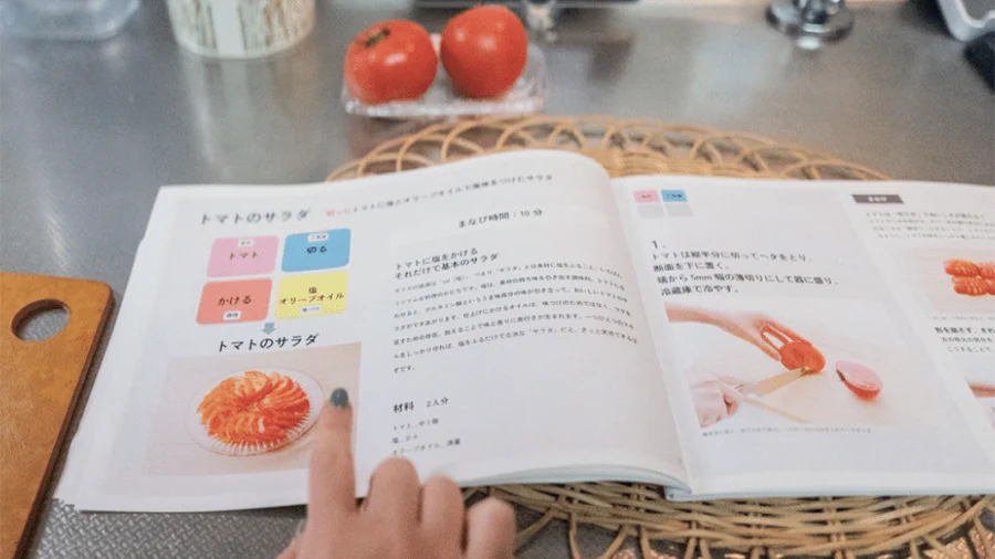 先行体験者のみなさんにお配りした、体験版教材の1ページ