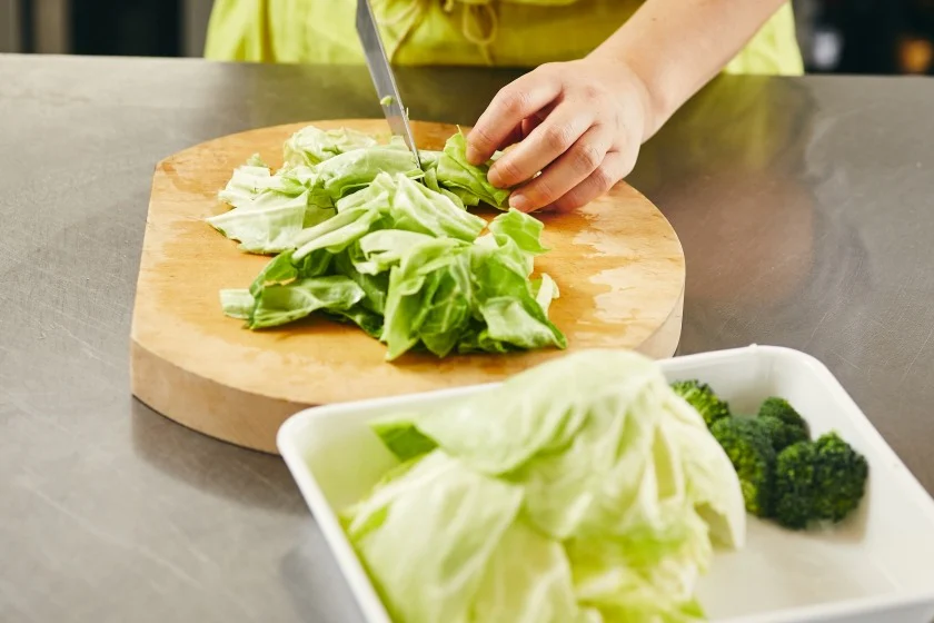 チーズとろ～り　鶏きゃべスープ野菜のつくり方_1_1