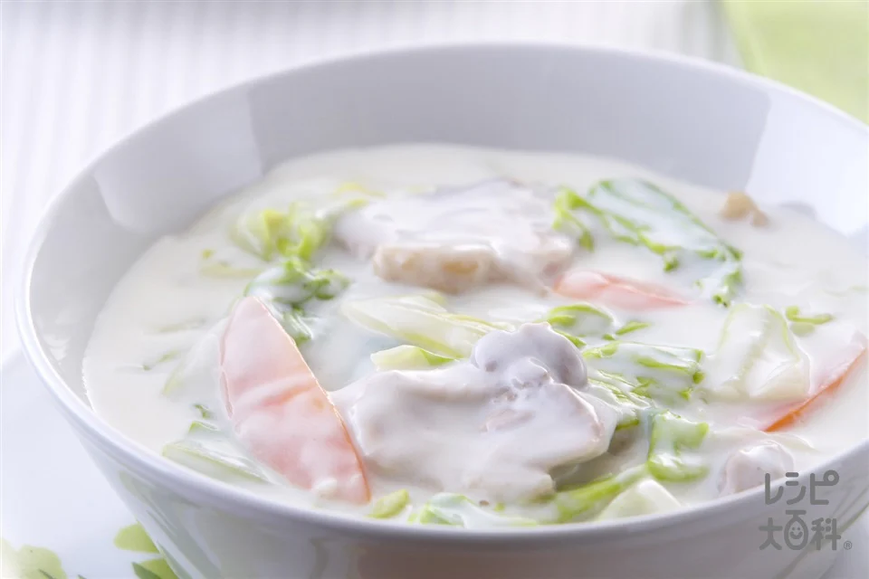 キャベツと鶏肉のクリーム煮