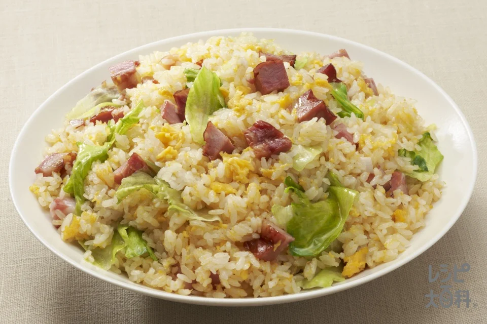 チャーシューレタス炒飯