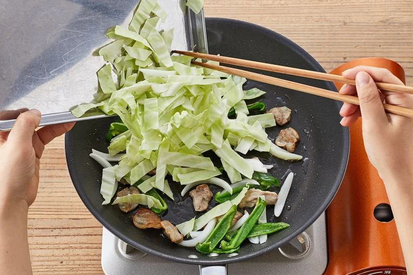 焼きうどん<塩分控えめ>のつくり方_4_1