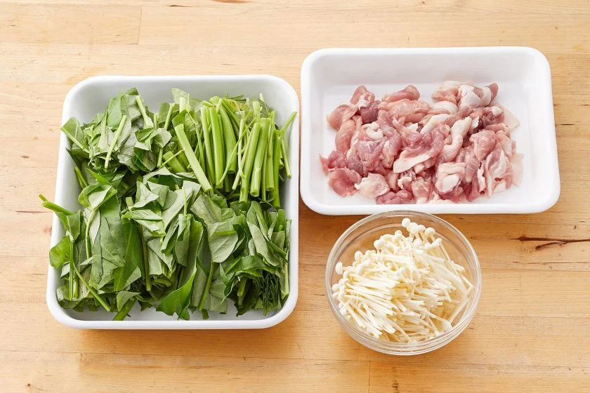 空心菜と豚肉のオイマヨ炒めのつくり方_1_1