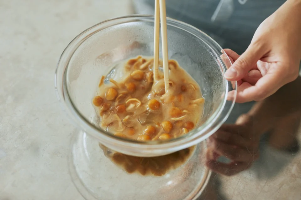 なめこおろし鶏白湯そうめんのつくり方_2_2