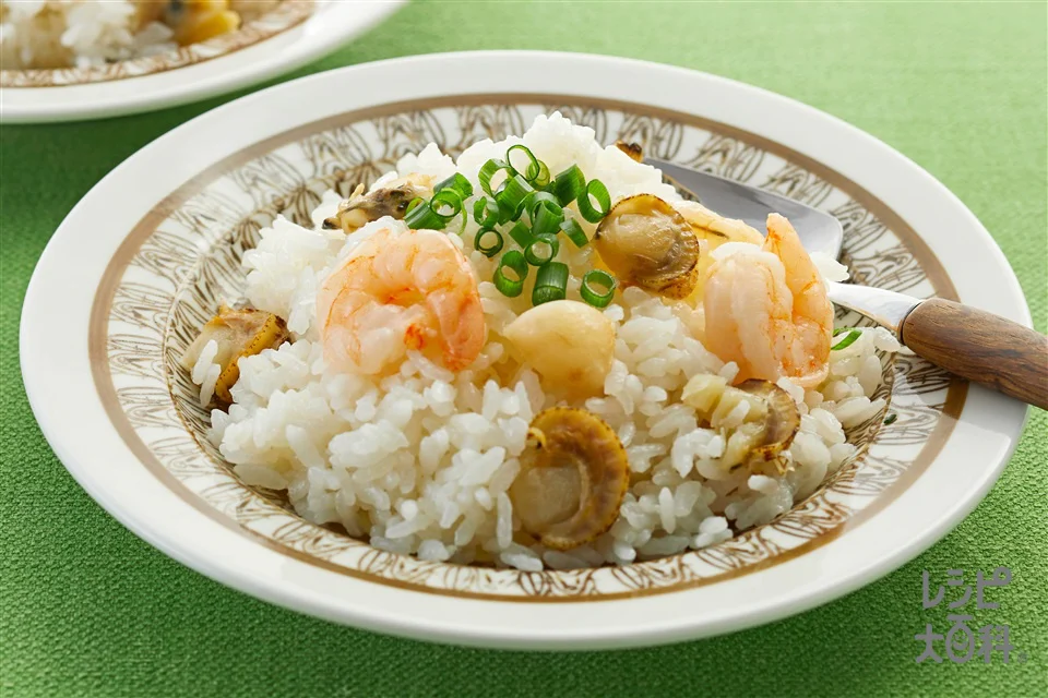 帆立だし香る海鮮だし炊きご飯