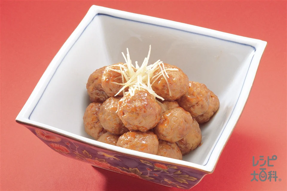 豆腐入り肉だんご