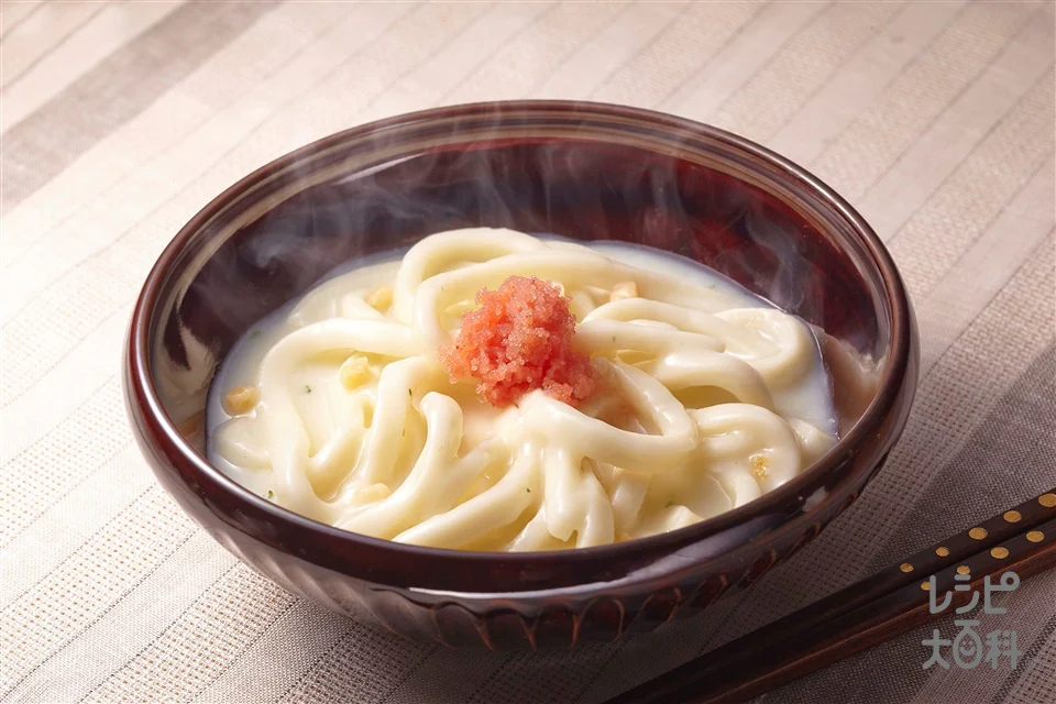 めんたいチーポタうどん
