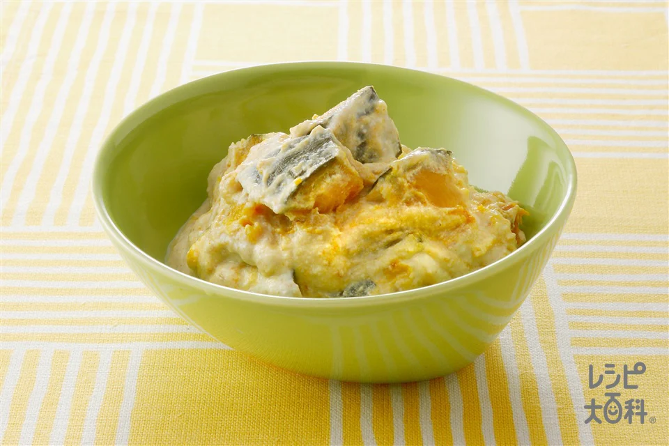 かぼちゃの豆腐あえ