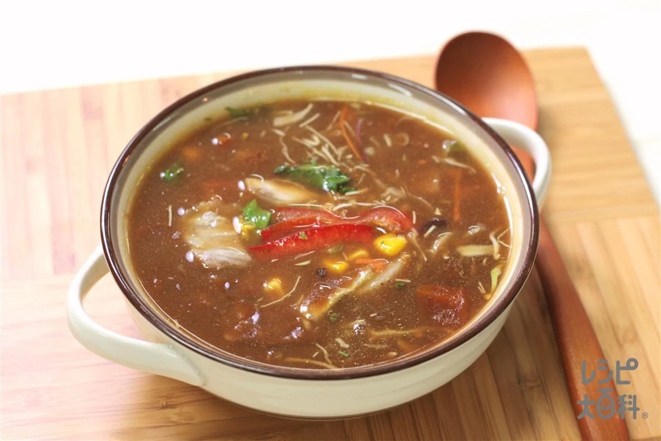 超簡単カレースープ ~たぶんインド王宮風のサラダスープ~