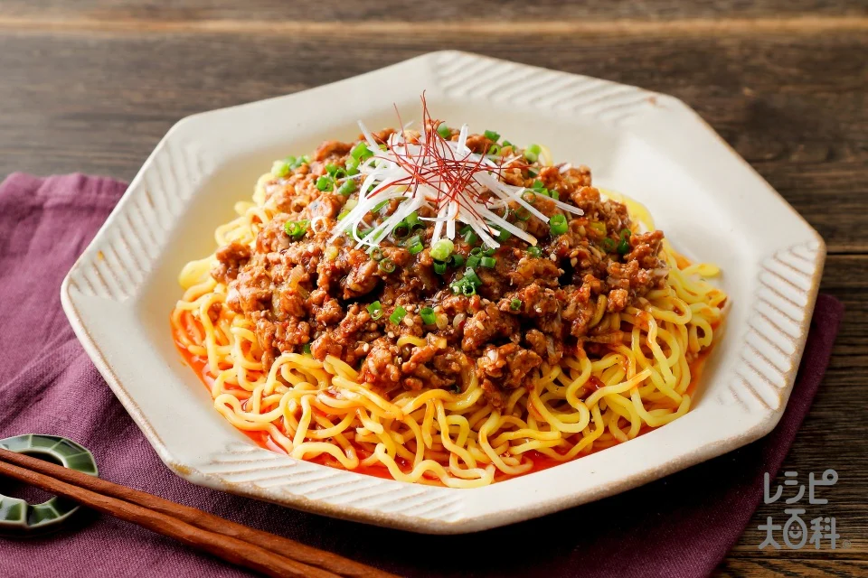 汁なし麻辣麻婆混ぜ麺